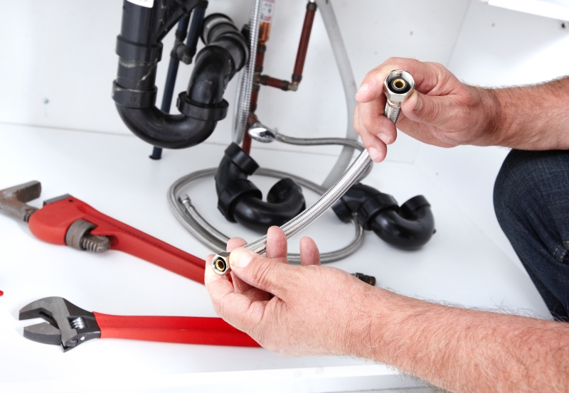 Toilet repair being carried out in South Lambeth